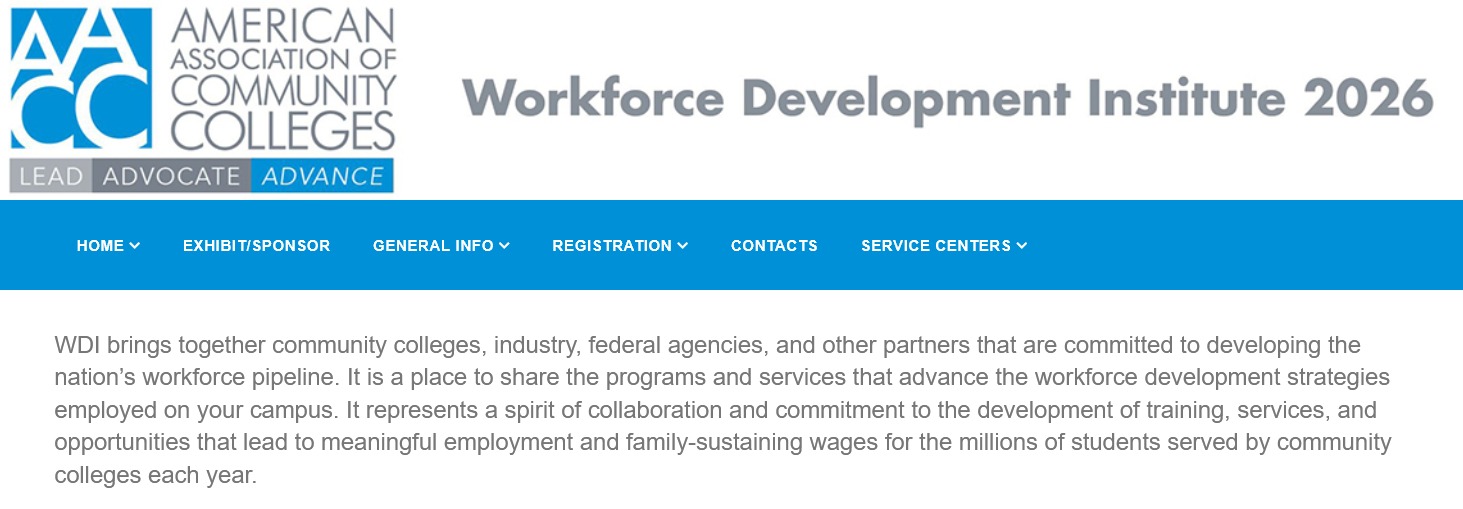 Workforce Development Institute Conference (AACC)