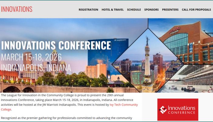 League for Innovation: Innovations Conference March 15–18, 2026