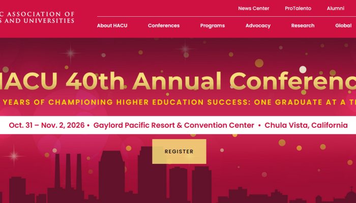 Hispanic Association of Colleges and Universities (HACU) Annual Conference October 2026