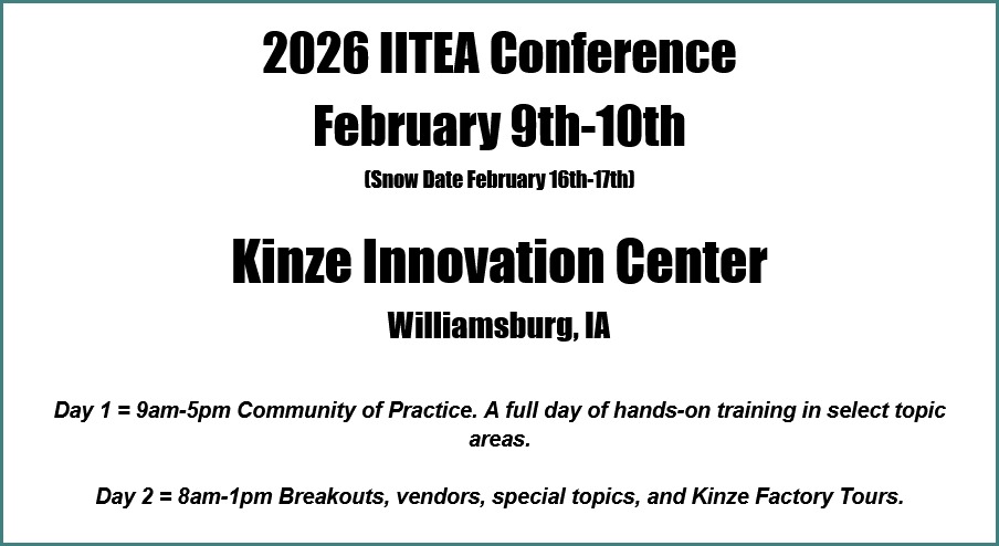 2026 IITEA Conference Iowa Industrial Technology Education Association