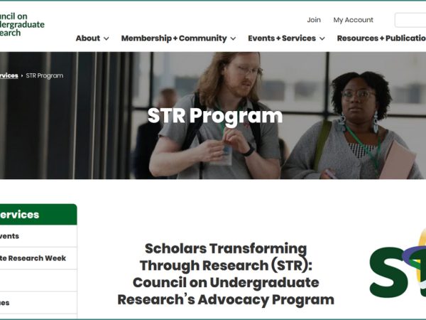 CUR STRS: Scholars Transforming Through Research Scholars Transforming Through Research (STR)
