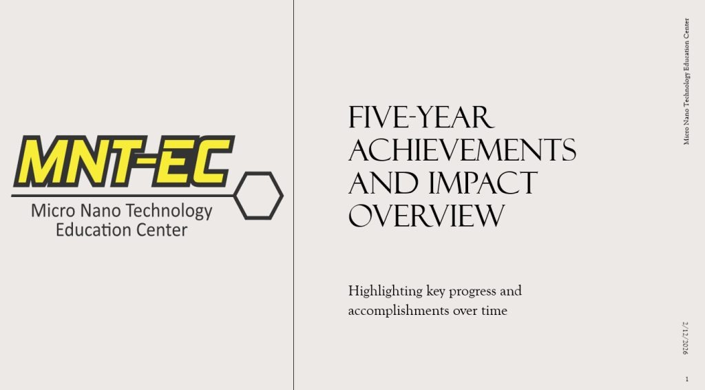 MNT-EC Five-year Achievements and Impact Overview _Slide Cover Image