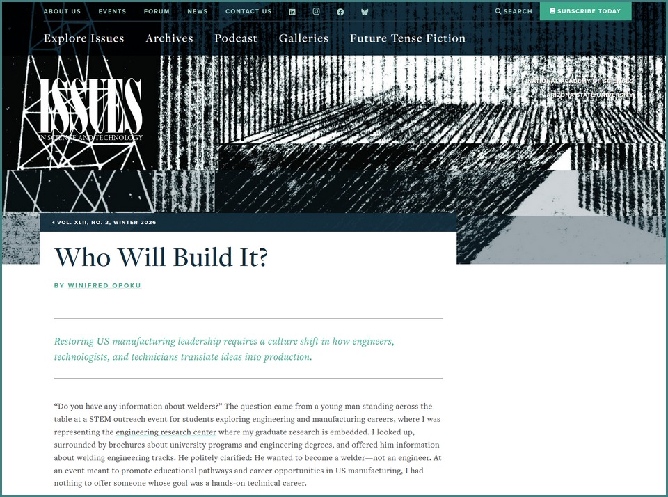 Who Will Build It? By Winifred Opoku