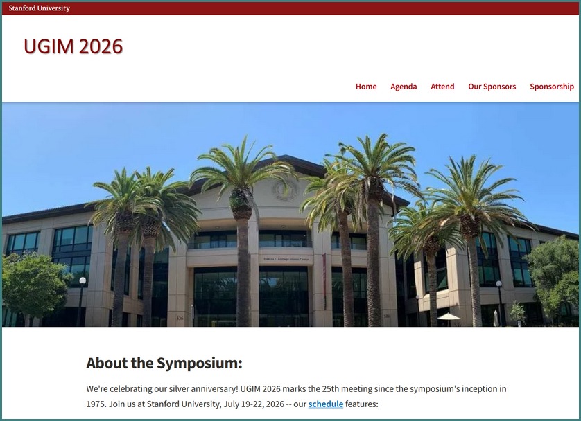 UGIM Symposium at Stanford University
